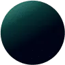A round shape filled with dark green and black gradient color