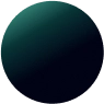 A round shape filled with dark green and black gradient color
